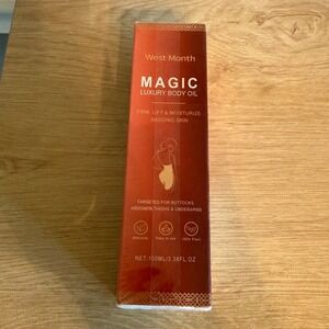 West Month Magic Luxury Body Oil Firming Lifting Moisturizing 100ml 3.38oz NEW